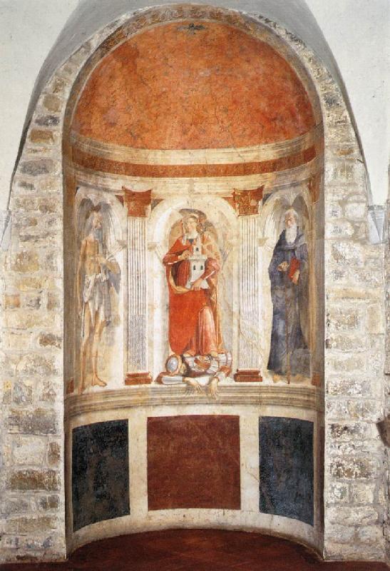 GHIRLANDAIO, Domenico Apse fresco dh Sweden oil painting art